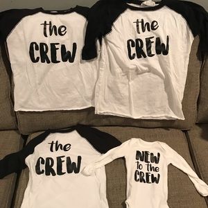 New to the crew shirts